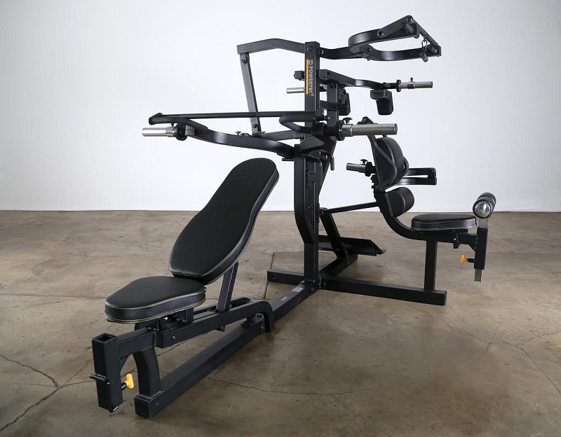 Powertec Workbench Multi System Wb Ms16 Bb Full Matted Black Finish Fitnesszone