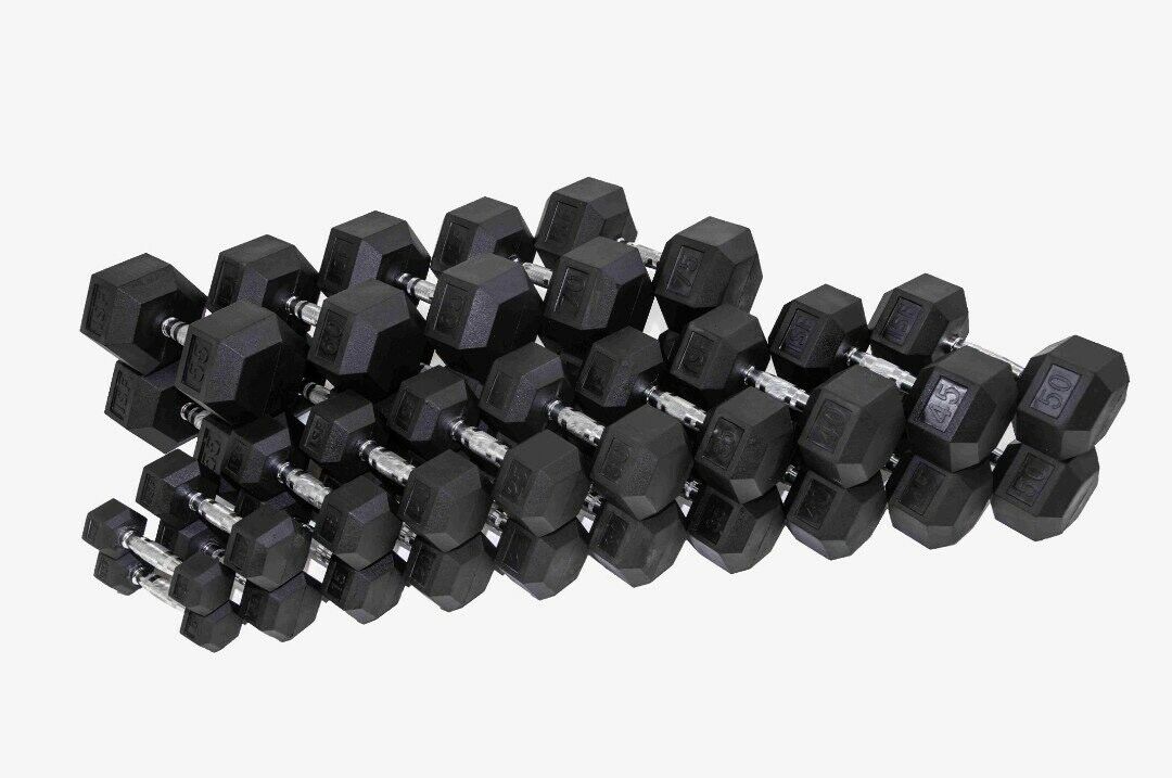 Shop Inspire Rubber Hex Dumbbell Sets Now