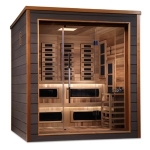 Golden Designs Karlstad 6 Person Outdoor-Indoor PureTech Hybrid Full Spectrum Sauna