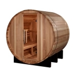 Golden Designs St. Moritz 2 Person Barrel Traditional Sauna