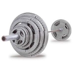 Body-Solid 300 lb Steel Grip Olympic Plate Set