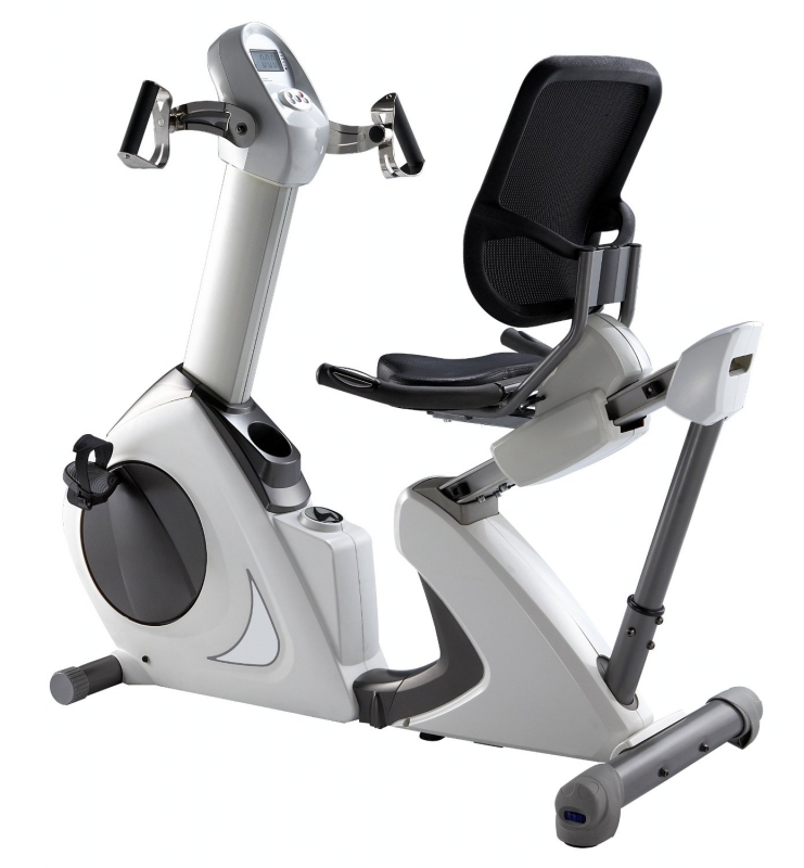 recumbent bike with arms